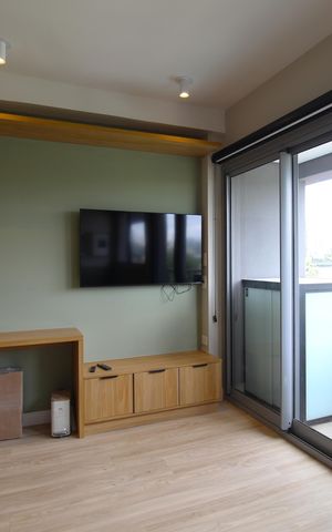 Studio à venda com 24m², 1 quarto e 1 vagaSala/Quarto