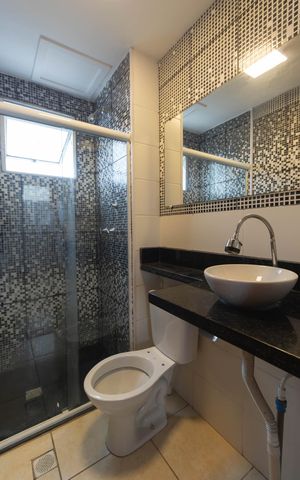 Apartamento para alugar com 45m², 2 quartos e 1 vaga Apartamento para alugar com 45m², 2 quartos e 1 vagaBanheiro