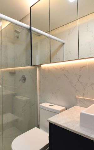 Apartamento para alugar com 47m², 1 quarto e sem vagaBanheiro