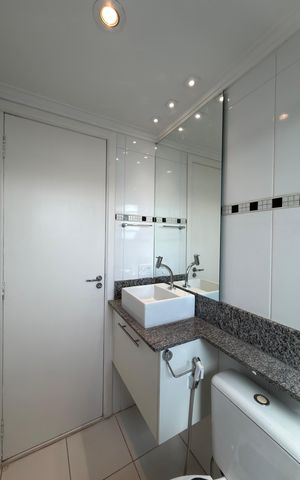 Apartamento para alugar com 69m², 2 quartos e 2 vagas Apartamento para alugar com 69m², 2 quartos e 2 vagasBanheiro Social