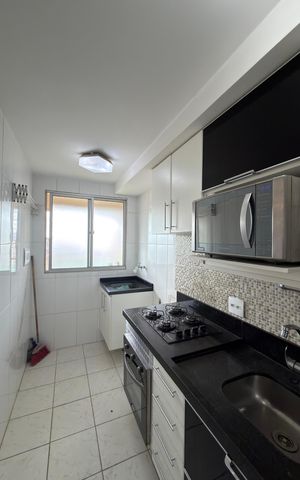 Apartamento para alugar com 69m², 2 quartos e 2 vagas Apartamento para alugar com 69m², 2 quartos e 2 vagasCozinha e Área de Serviço