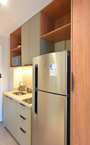 Studio para alugar com 26m², 1 quarto e sem vagaCozinha