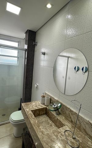 Apartamento para alugar com 135m², 3 quartos e 1 vaga Apartamento para alugar com 135m², 3 quartos e 1 vagaBanheiro da Suíte