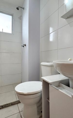 Apartamento para alugar com 47m², 2 quartos e 1 vaga Apartamento para alugar com 47m², 2 quartos e 1 vagaBanheiro