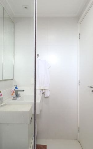 Apartamento para alugar com 137m², 3 quartos e 3 vagasBanheiro da Suíte 1