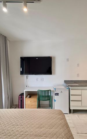 Studio para alugar com 31m², 1 quarto e sem vagaQuarto