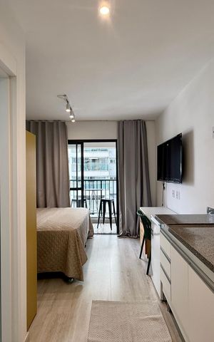Studio para alugar com 31m², 1 quarto e sem vagaCozinha  