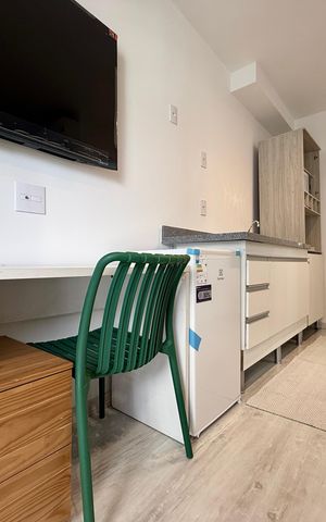Studio para alugar com 31m², 1 quarto e sem vagaQuarto