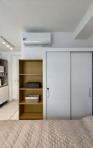 Studio para alugar com 31m², 1 quarto e sem vagaQuarto
