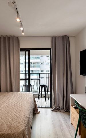 Studio para alugar com 31m², 1 quarto e sem vagaQuarto 