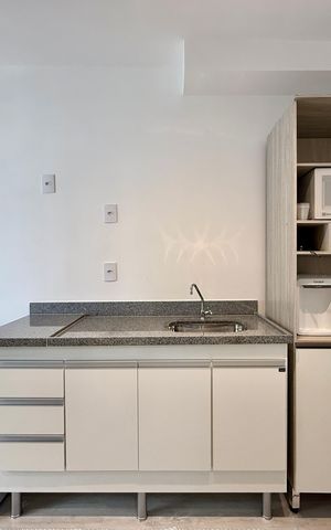 Studio para alugar com 31m², 1 quarto e sem vagaCozinha