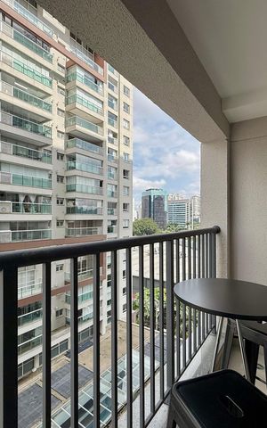 Studio para alugar com 31m², 1 quarto e sem vagaSacada 