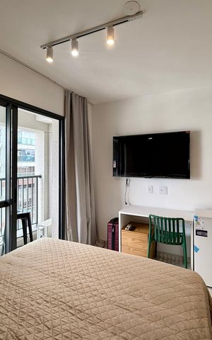 Studio para alugar com 31m², 1 quarto e sem vagaQuarto