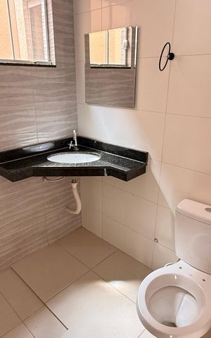 Casa para alugar com 130m², 2 quartos e 3 vagasBanheiro da Suíte