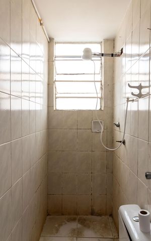 Studio para alugar com 28m², 1 quarto e sem vaga Studio para alugar com 28m², 1 quarto e sem vagaBanheiro