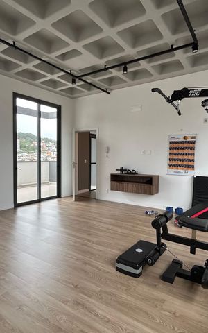 Studio para alugar com 35m², 1 quarto e 1 vaga Studio para alugar com 35m², 1 quarto e 1 vagaÁrea comum - Academia