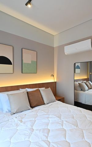 Studio para alugar com 26m², 1 quarto e sem vagaSala/Quarto