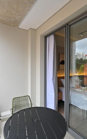 Studio para alugar com 26m², 1 quarto e sem vagaVaranda