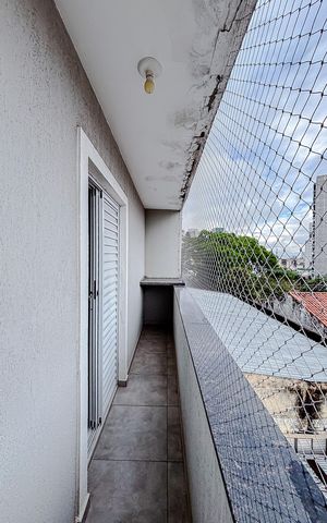Apartamento para alugar com 52m², 2 quartos e 1 vagaVaranda