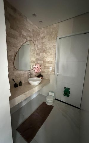 Casa de condomínio à venda com 394m², 4 quartos e 4 vagasLavabo