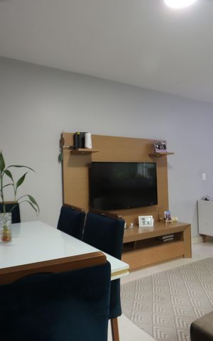 Casa de condomínio à venda com 60m², 2 quartos e 1 vagaSala
