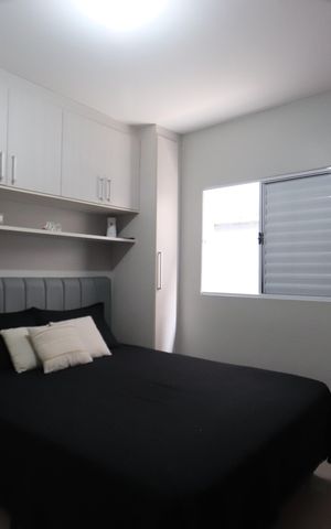 Casa de condomínio à venda com 60m², 2 quartos e 1 vagaSuíte