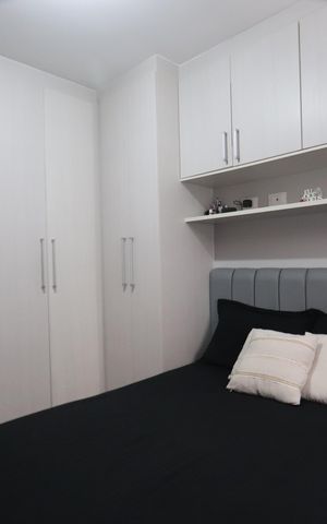 Casa de condomínio à venda com 60m², 2 quartos e 1 vagaSuíte