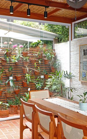 Casa de condomínio para alugar com 100m², 2 quartos e 2 vagasÁrea externa