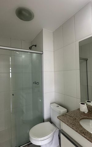 Apartamento para alugar com 62m², 2 quartos e 1 vaga Apartamento para alugar com 62m², 2 quartos e 1 vagaBanheiro da Suíte