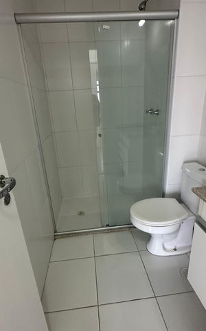 Apartamento para alugar com 62m², 2 quartos e 1 vaga Apartamento para alugar com 62m², 2 quartos e 1 vagaBanheiro da Suíte
