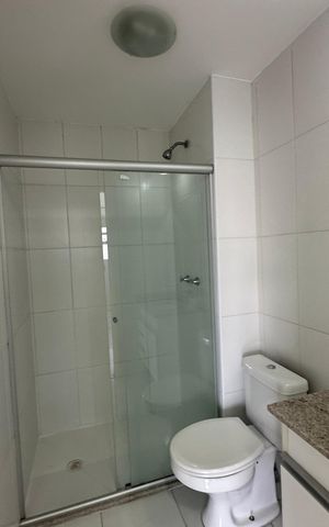 Apartamento para alugar com 62m², 2 quartos e 1 vaga Apartamento para alugar com 62m², 2 quartos e 1 vagaBanheiro da Suíte