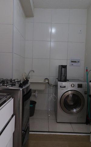 Apartamento para alugar com 35m², 2 quartos e sem vagaCozinha e Área de Serviço