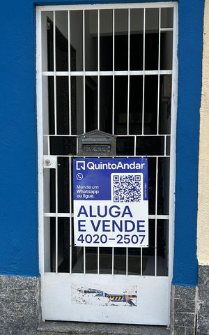 Casa para alugar com 45m², 1 quarto e sem vagaFachada + placa