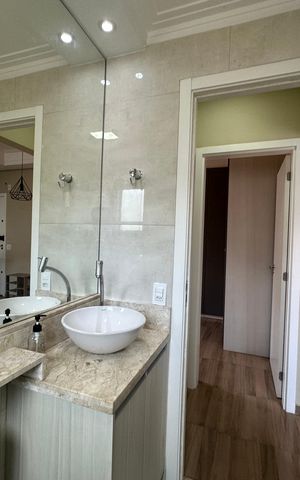 Apartamento para alugar com 51m², 2 quartos e 1 vaga Apartamento para alugar com 51m², 2 quartos e 1 vagaBanheiro