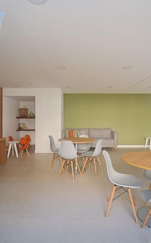 Apartamento para alugar com 36m², 2 quartos e sem vagaÁrea comum - Salão de festas