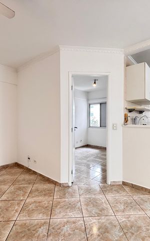 Apartamento para alugar com 36m², 1 quarto e 1 vaga Apartamento para alugar com 36m², 1 quarto e 1 vagaSala