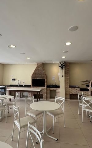 Apartamento à venda com 55m², 2 quartos e 1 vaga Apartamento à venda com 55m², 2 quartos e 1 vagaÁrea comum - Churrasqueira