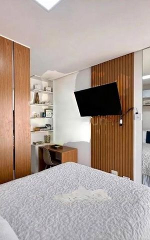 Apartamento à venda com 24m², 1 quarto e sem vaga