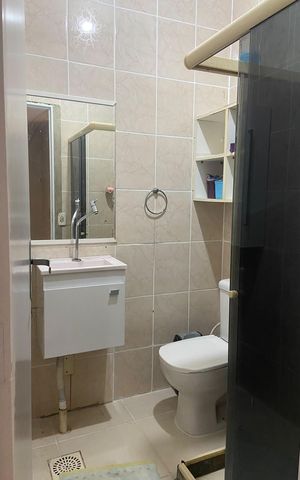 Casa de condomínio para alugar com 42m², 2 quartos e 1 vagaBanheiro