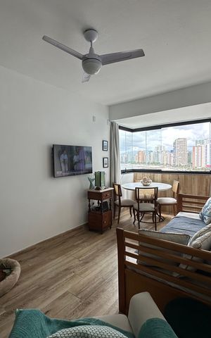 Apartamento para alugar com 50m², 1 quarto e 1 vaga Apartamento para alugar com 50m², 1 quarto e 1 vagaSala