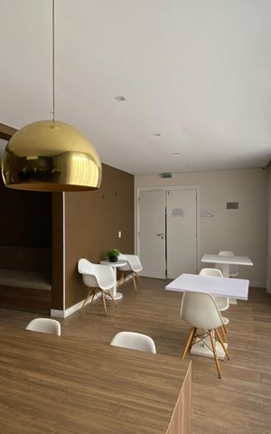 Apartamento para alugar com 38m², 1 quarto e 1 vaga Apartamento para alugar com 38m², 1 quarto e 1 vagaÁrea comum - Salão de festas