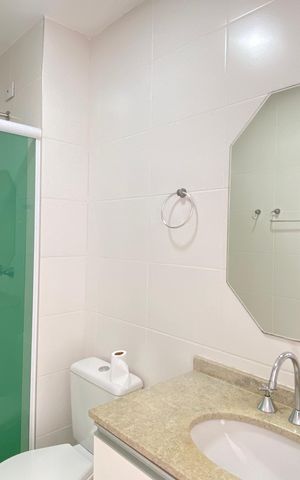 Apartamento para alugar com 38m², 1 quarto e 1 vaga Apartamento para alugar com 38m², 1 quarto e 1 vagaBanheiro