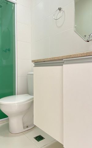 Apartamento para alugar com 38m², 1 quarto e 1 vaga Apartamento para alugar com 38m², 1 quarto e 1 vagaBanheiro