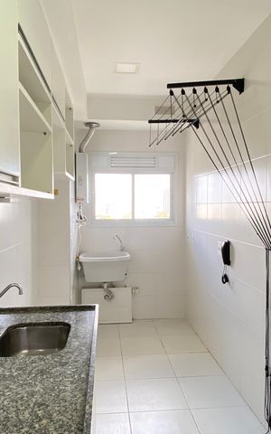 Apartamento para alugar com 38m², 1 quarto e 1 vaga Apartamento para alugar com 38m², 1 quarto e 1 vagaCozinha - Área de Serviço