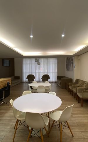 Apartamento para alugar com 38m², 1 quarto e 1 vaga Apartamento para alugar com 38m², 1 quarto e 1 vagaÁrea comum - Salão de festas