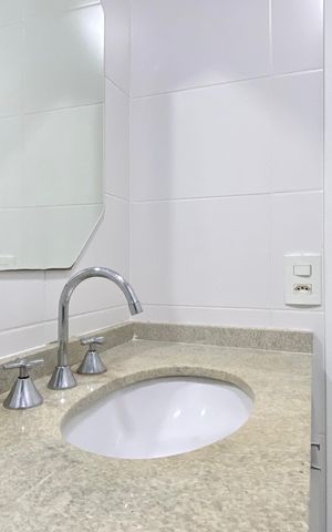 Apartamento para alugar com 38m², 1 quarto e 1 vaga Apartamento para alugar com 38m², 1 quarto e 1 vagaBanheiro