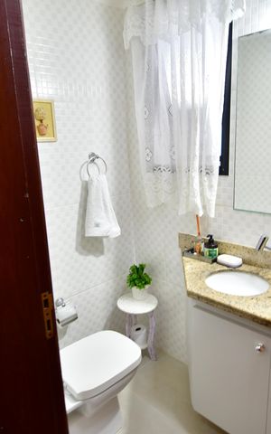 Apartamento à venda com 95m², 3 quartos e 1 vagaBanheiro Social