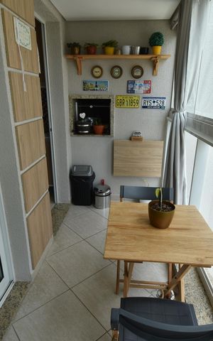 Apartamento à venda com 79m², 3 quartos e 1 vagaChurrasqueira