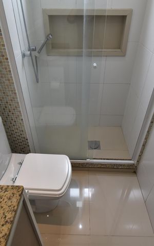 Apartamento à venda com 79m², 3 quartos e 1 vagaBanheiro da Suíte