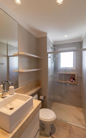 Apartamento à venda com 88m², 3 quartos e 2 vagas Apartamento à venda com 88m², 3 quartos e 2 vagasBanheiro